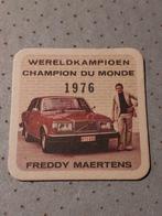Oude bierkaart freddy martens wereldkampioen 1976, Verzamelen, Biermerken, Ophalen of Verzenden, Zo goed als nieuw