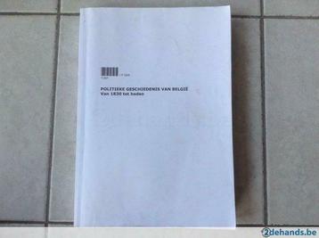 A vendre Histoire politique de la Belgique de 1830 à nos jou, Enlèvement, Comme neuf, Enseignement supérieur