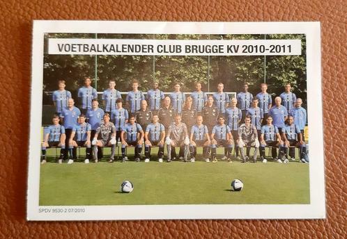 Club Brugge voetbalkalender 2010-2011, Collections, Articles de Sport & Football, Comme neuf, Autres types, Enlèvement ou Envoi