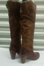 563A* TIMBERLAND jolies bottes brunes cuir (36), Neuf, Brun, Bottes hautes