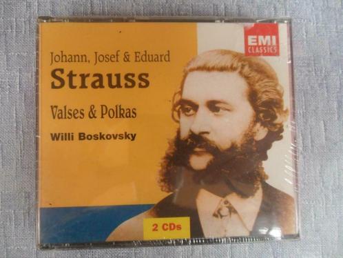 johann,josef en eduard strauss, Cd's en Dvd's, Cd's | Klassiek, Nieuw in verpakking, Ophalen of Verzenden