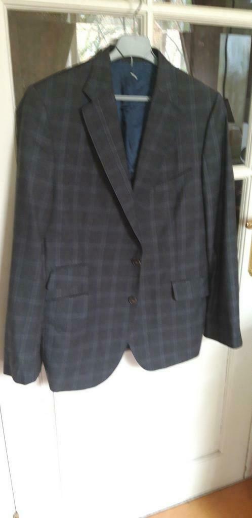 SCAPA vest grijs licht blauw, 100% wol, T 27/54, Kleding | Heren, Kostuums en vesten, Gedragen, Maat 52/54 (L), Grijs, Ophalen of Verzenden