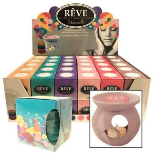 Reve geurbrander waxmelts smeltkaarsjes geurwax 6 stuks, Huis en Inrichting, Woonaccessoires | Kandelaars en Kaarsen, Nieuw, Kaars