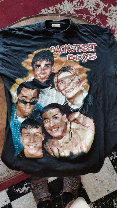 Tshirt Backstreet Boys 90's, Kleding | Dames, T-shirts, Zo goed als nieuw, Maat 42/44 (L), Zwart, Korte mouw, Ophalen