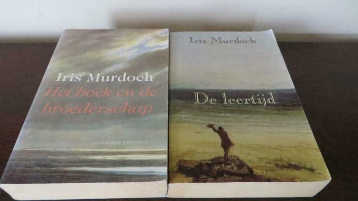 IRIS MURDOCH ,,DE LEERTIJD en HET BOEK EN DE BROEDERSCHAP,,, Boeken, Romans, Zo goed als nieuw, Nederland, Ophalen of Verzenden