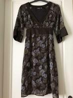 MEXX jurk kleedje bruin bloemen wijde mouwen mt 36 S, Kleding | Dames, Jurken, Gedragen, Ophalen of Verzenden, Bruin, Maat 36 (S)