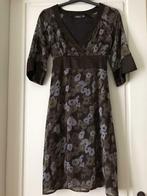 MEXX jurk kleedje bruin bloemen wijde mouwen mt 36 S, Kleding | Dames, Mexx, Bruin, Ophalen of Verzenden, Maat 36 (S)