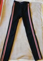 Zwarte jeans met rode en witte zijstreep ZARA 36 EUR, Nieuw, Zara, W28 - W29 (confectie 36), Ophalen of Verzenden