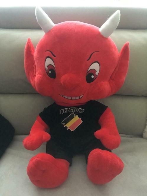XXL Mascotte “Rode Duivel”, Sport en Fitness, Voetbal, Zo goed als nieuw, Overige typen, Ophalen of Verzenden