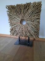 Decoratie van hout en ijzer, Huis en Inrichting, Woonaccessoires | Kransen, Ophalen, Zo goed als nieuw