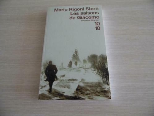 LES SAISONS DE GIACOMO          MARIO  RIGONI  STERN, Livres, Romans, Comme neuf, Europe autre, Enlèvement ou Envoi