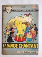 Les aventures de Jojo - Le singe chantant - sc -1e druk-1959, Gelezen, Ophalen of Verzenden, Eén comic, Europa