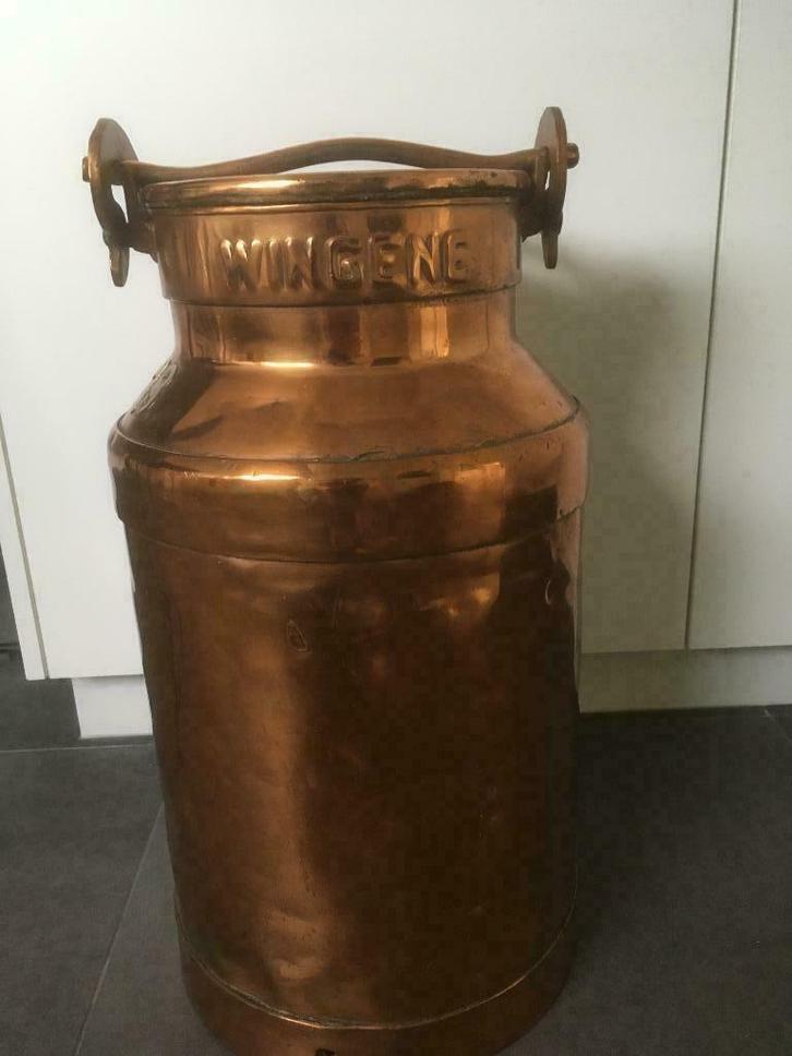 Oude melkkan verkoperd - Wingene 73, Antiek en Kunst, Curiosa en Brocante, Ophalen