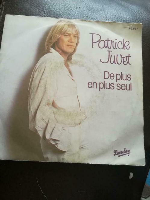 Vinyl 45trs - Patrick juvet - de plus en plus seul, CD & DVD, Vinyles Singles, Enlèvement ou Envoi
