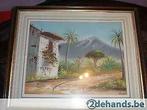 Aquarel Zuiders landschap, Antiek en Kunst, Kunst | Schilderijen | Modern, Ophalen