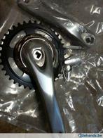 sparta crankstel sp2 38 tanden zilver+ doppen, Ophalen of Verzenden, Nieuw