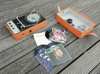 TESLA vintage pick-up speler + 4platen en boekje, Ophalen