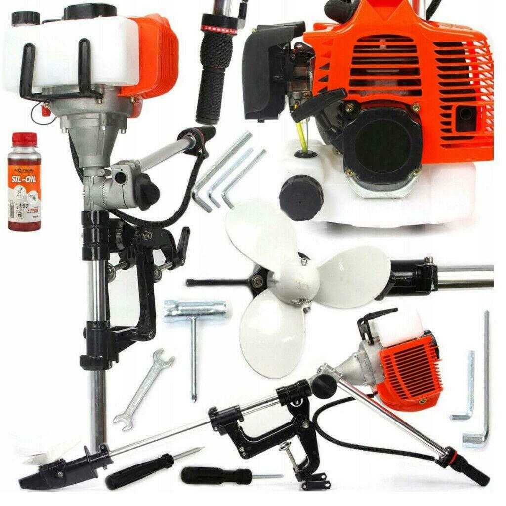 Krachtige BB Motor 2 takt Benzine Buitenboordmotor -  5.2 PK, Sports nautiques & Bateaux, Bateaux de pêche & à console, Neuf, Essence