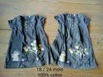 VOIR PHOTOS robes identiques / assorties jumelles 6mois-2ans, Vêtements, Utilisé, Enlèvement ou Envoi