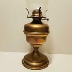 Olielamp met reserve glas, Ophalen, Koper