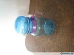 Glazen pot, Huis en Inrichting, Keuken | Tupperware, Ophalen of Verzenden, Zo goed als nieuw, Blauw, Overige typen