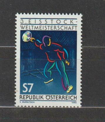 Championnats d'Autriche 1990 "eisschiessen" (curling) **, Enlèvement ou Envoi, Non oblitéré