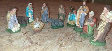 🎁🎁🎁🎁KERST beeldjes Oude beeldjes kerststal vintage beschikbaar voor biedingen