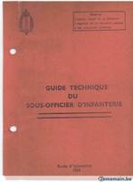Guide technique du sous-officier d'infanterie, Utilisé, Enlèvement ou Envoi