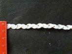 galon blanc tressé 6 mm + fil doré    G0611, Hobby & Loisirs créatifs, Enlèvement ou Envoi, Neuf