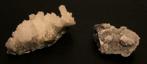 2 cristaux de roche avec pyrite, Minéral, Enlèvement ou Envoi
