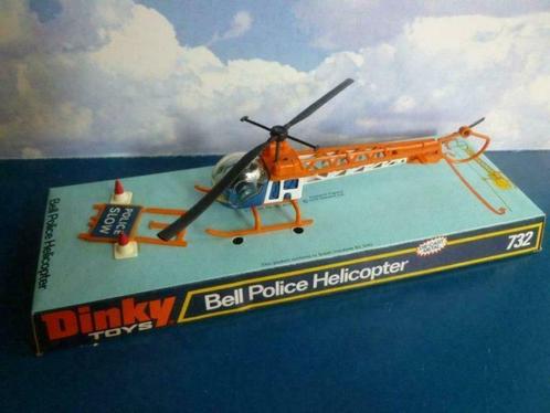 Hélicoptère BELL Police 1/43 DINKY TOYS Made in England Neuf, Hobby en Vrije tijd, Modelbouw | Vliegtuigen en Helikopters, Nieuw