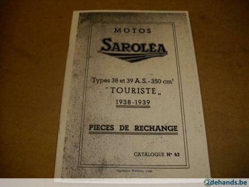 Sarolea Touriste Types 38 en39 AS + 1948,49,50, Motoren, Onderdelen | Overige, Nieuw, Ophalen of Verzenden