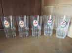 5 verres à bière Bass 2 modèles, Maison & Meubles, Enlèvement, Utilisé