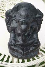 Ganesha en pierre patinée, Bouddha, Pierre, Enlèvement ou Envoi, Neuf