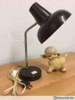 Heel mooie vintage bureaulamp. Kleur: Bruin.