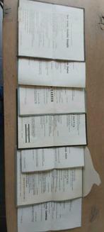 Rouwbrieven 1974 tot 79, Verzamelen, Bidprentjes en Rouwkaarten, Ophalen of Verzenden