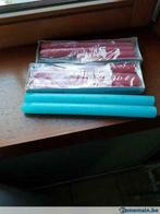 Bougies flambeaux couleur bordeau et bleue, Ophalen