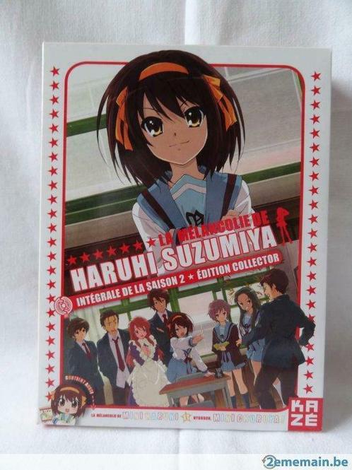 De melancholie van Haruhi Suzumiya volledig seizoen 2, Cd's en Dvd's, Dvd's | Overige Dvd's, Zo goed als nieuw, Boxset, Vanaf 9 jaar