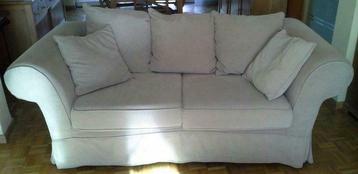 Fauteuil Divan en tissu 2 places - 195 x132 x 70cm -