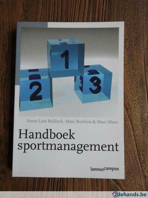 Handboek sportmanagement., Boeken, Studieboeken en Cursussen, Gelezen, Ophalen of Verzenden