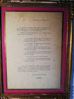 Militaire document, Verzamelen, Koningshuis en Royalty, Gebruikt, Kaart, Foto of Prent, Verzenden