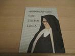 Herinneringen van Zuster Lucia  Compilatie van P. Luis kondo, Livres, Histoire & Politique, P. Luis kondor S.V.D, Utilisé, Enlèvement ou Envoi
