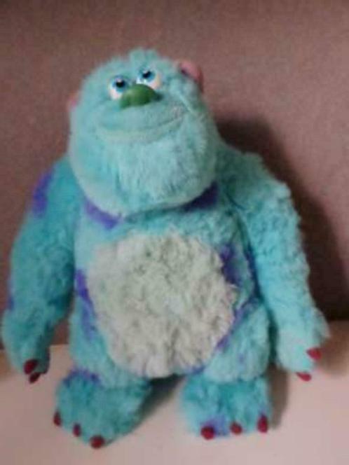 Monsters, Inc. Pluche Knuffel Sully die praat, Verzamelen, Disney, Zo goed als nieuw, Knuffel, Ophalen of Verzenden