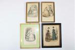 Oude modeprenten uit de 19de eeuw "La mode illustrée", Ophalen of Verzenden