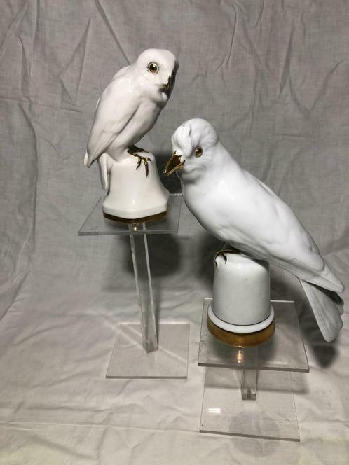 2 vogels van porselein manufactuur Lorenz Hutschenreuther, Antiek en Kunst, Antiek | Porselein, Ophalen of Verzenden
