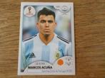 Marcos ACUNA (Argentinië) Panini WK 2018 Rusland nº272., Verzamelen, Ophalen of Verzenden, Zo goed als nieuw, Sport