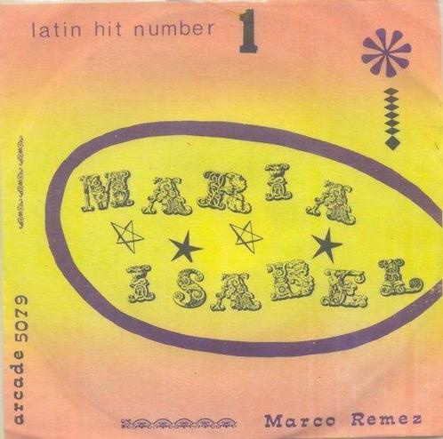 Marco Remez – Maria Isabel / Bim Bam Bombero – Single, Cd's en Dvd's, Vinyl | Overige Vinyl, Ophalen of Verzenden