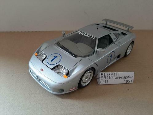 Bugatti EB 110 avec spoiler #1 1991 Burago sans boite, Hobby & Loisirs créatifs, Voitures miniatures | 1:18, Comme neuf, Enlèvement ou Envoi