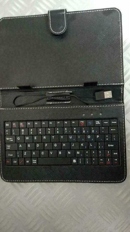 Clavier pour tablette dans étui noir, Informatique & Logiciels, Windows Tablettes, Neuf, 10 pouces, Connexion USB, Enlèvement ou Envoi