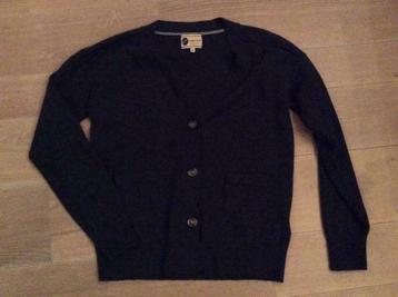 Essentiel donkergrijze cardigan maat medium, nieuwstaat, Taille 38/40 (M), Gris, Essentiel, Comme neuf